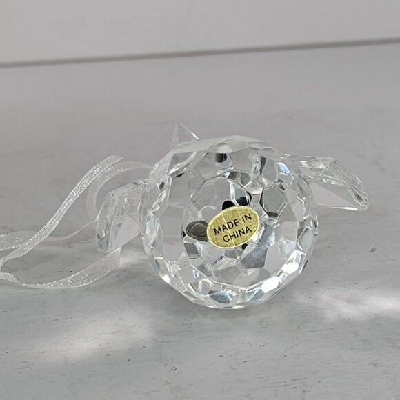 Dillard's Trimmings Crystal Penguin Ornament Ribbon Hanger Christmas Decor - Picture 6 of 8